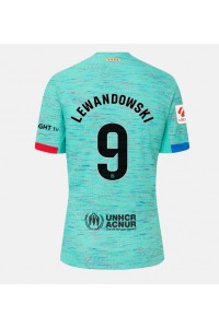Barcelona Robert Lewandowski #9 Jalkapallovaatteet Kolmaspaita 2023-24 Lyhythihainen